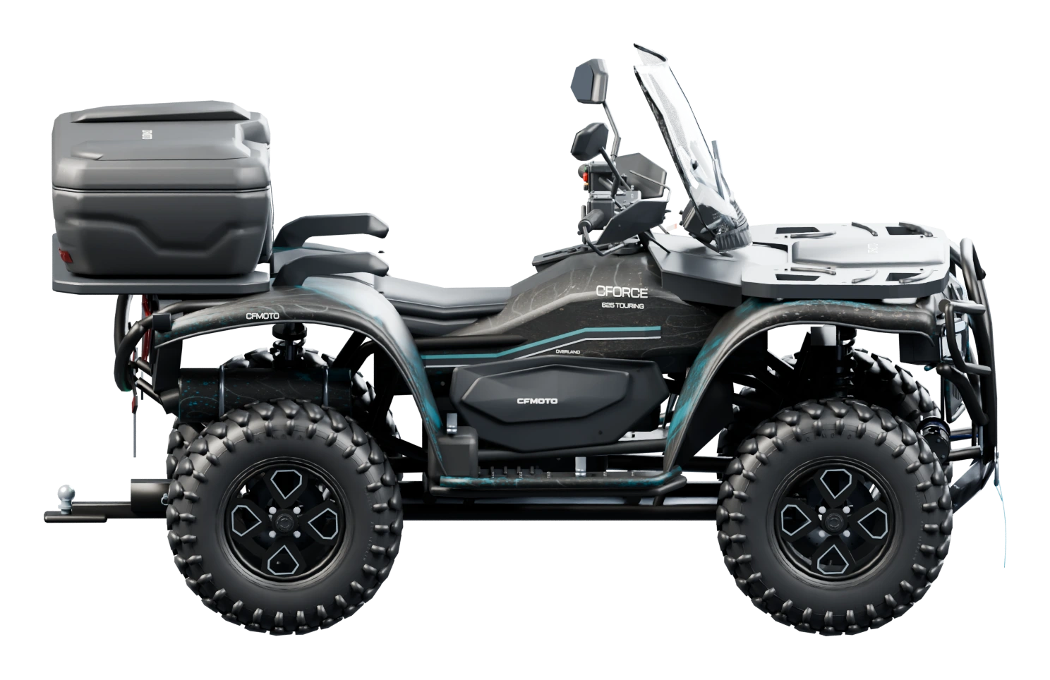 Klyro CFMOTO 625 Overland FiveM model — side view