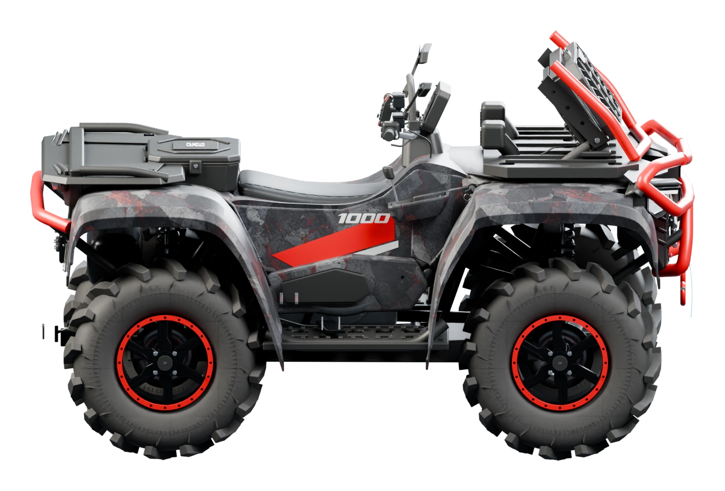 Klyro CFMOTO X10 Mud FiveM model — side view