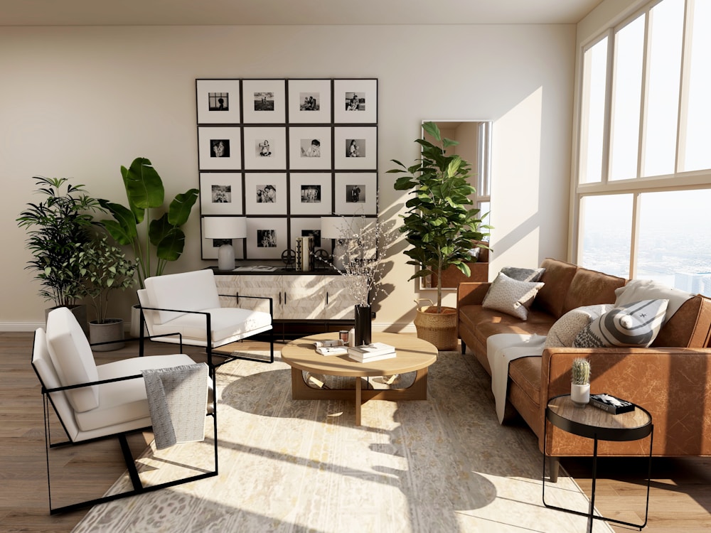 Reference interior photography for the Hillside Residence concept